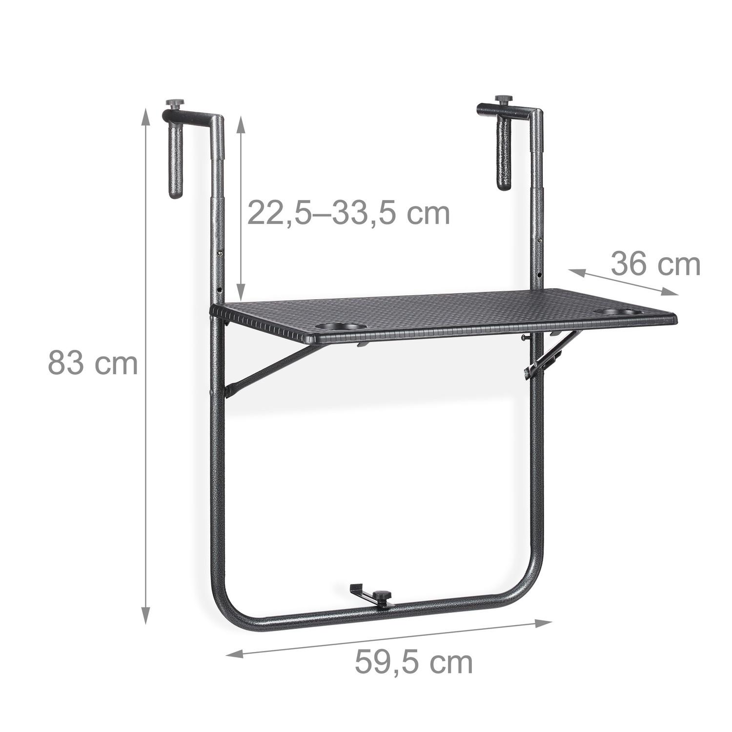 B2X Balkontisch klappbar