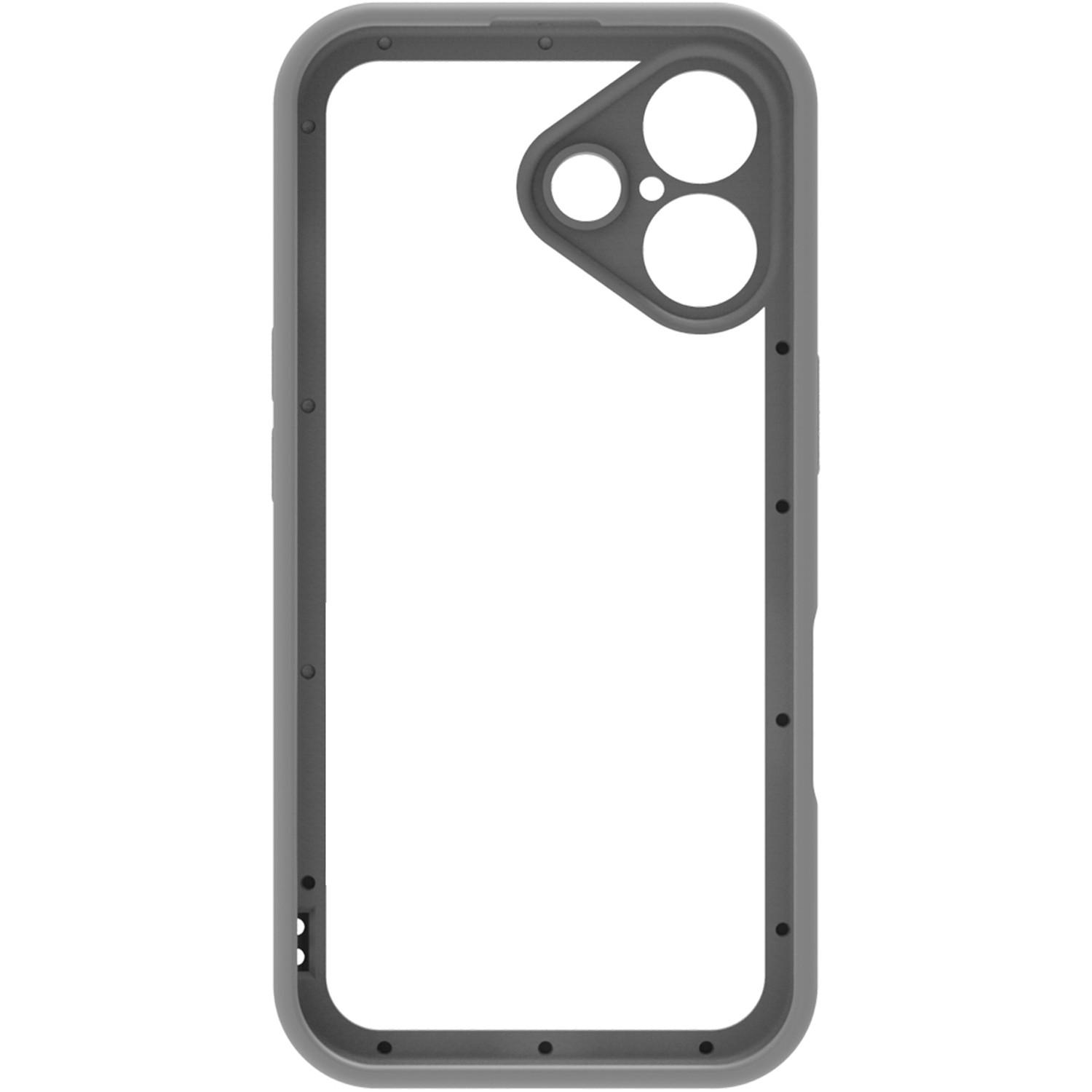 Celly Bumper iPhone 16 Schwarz/Weiß