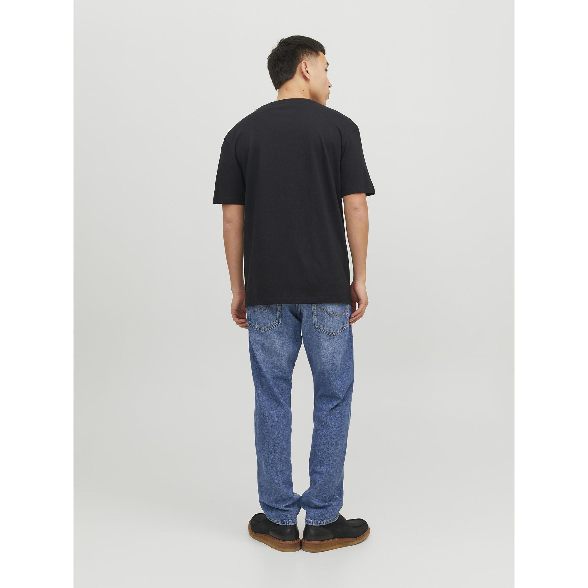 JACK & JONES JJE Star T-Shirt mit Pigmentprint