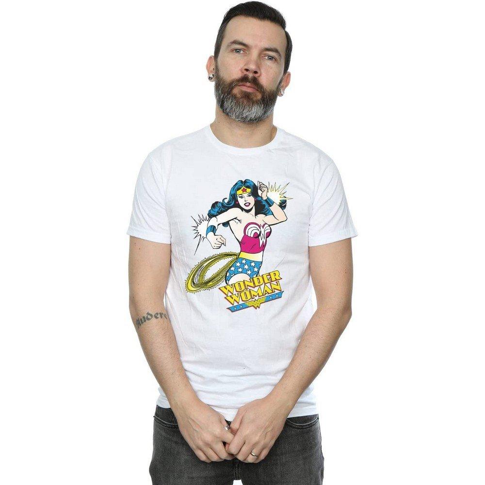 Wonder Woman Wonder Woman Lasso Logo Print T-Shirt