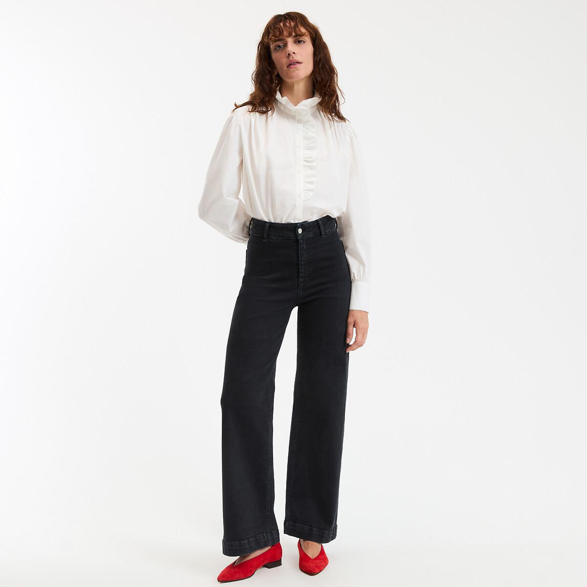 La Redoute Collections High-Waist Loose Fit Jeans