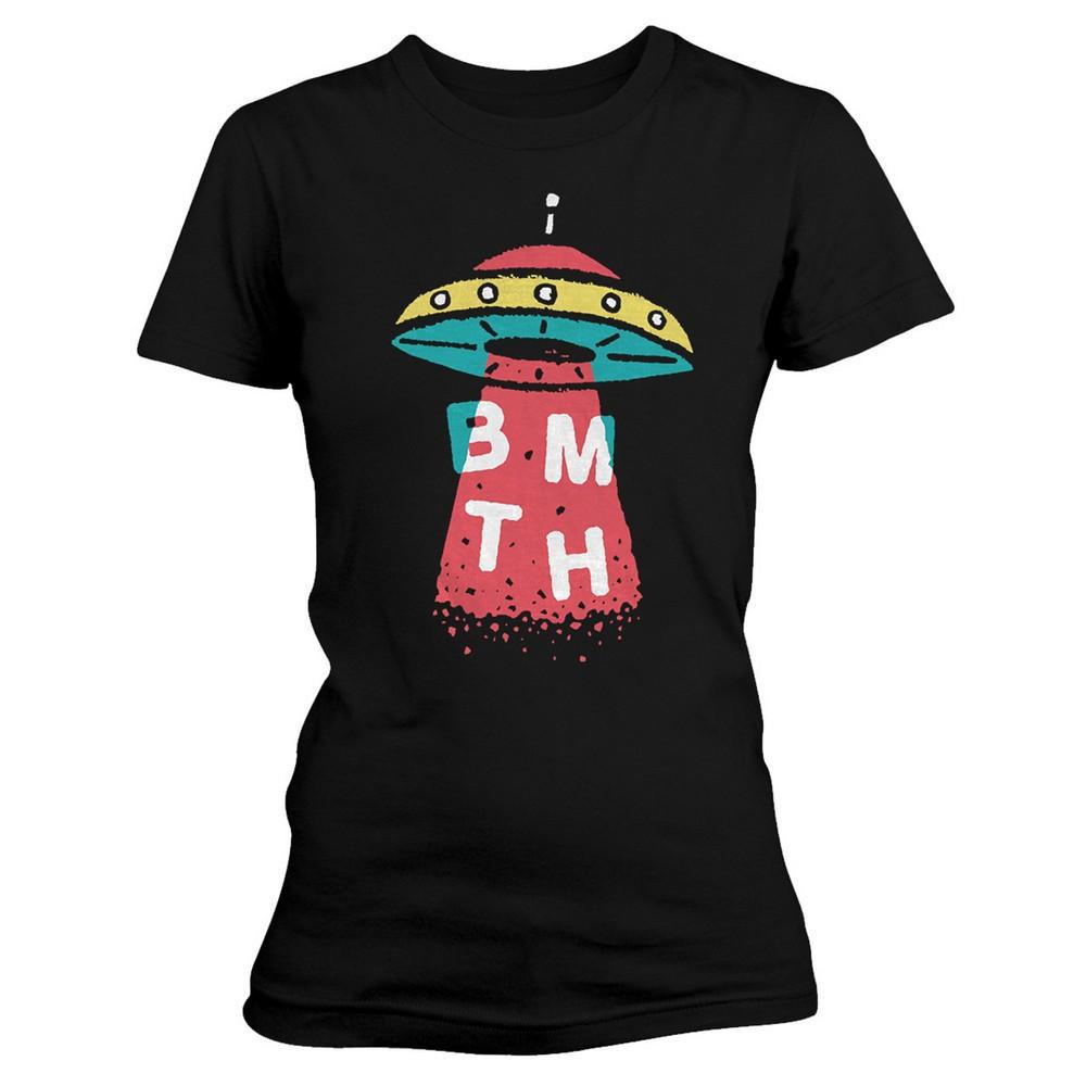 Bring Me The Horizon Alien Print Kurzarm T-Shirt