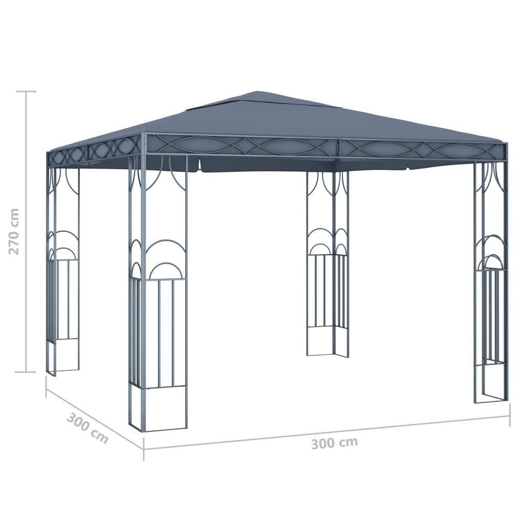 VidaXL Pavillon stahl