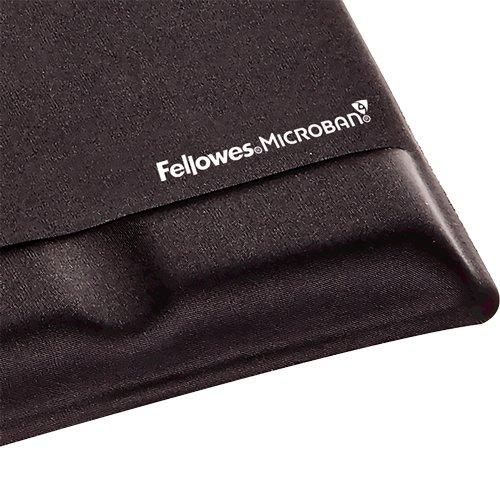 Fellowes FELLOWES Mausmatte Crystals 9181201 schwarz,mit Handgelenkauflage
