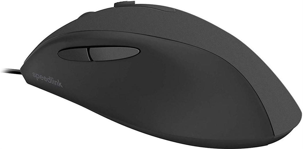 SPEEDLINK SPEEDLINK AXON Silent Desktop Mouse USB SL610009R rubber, antibacterial black