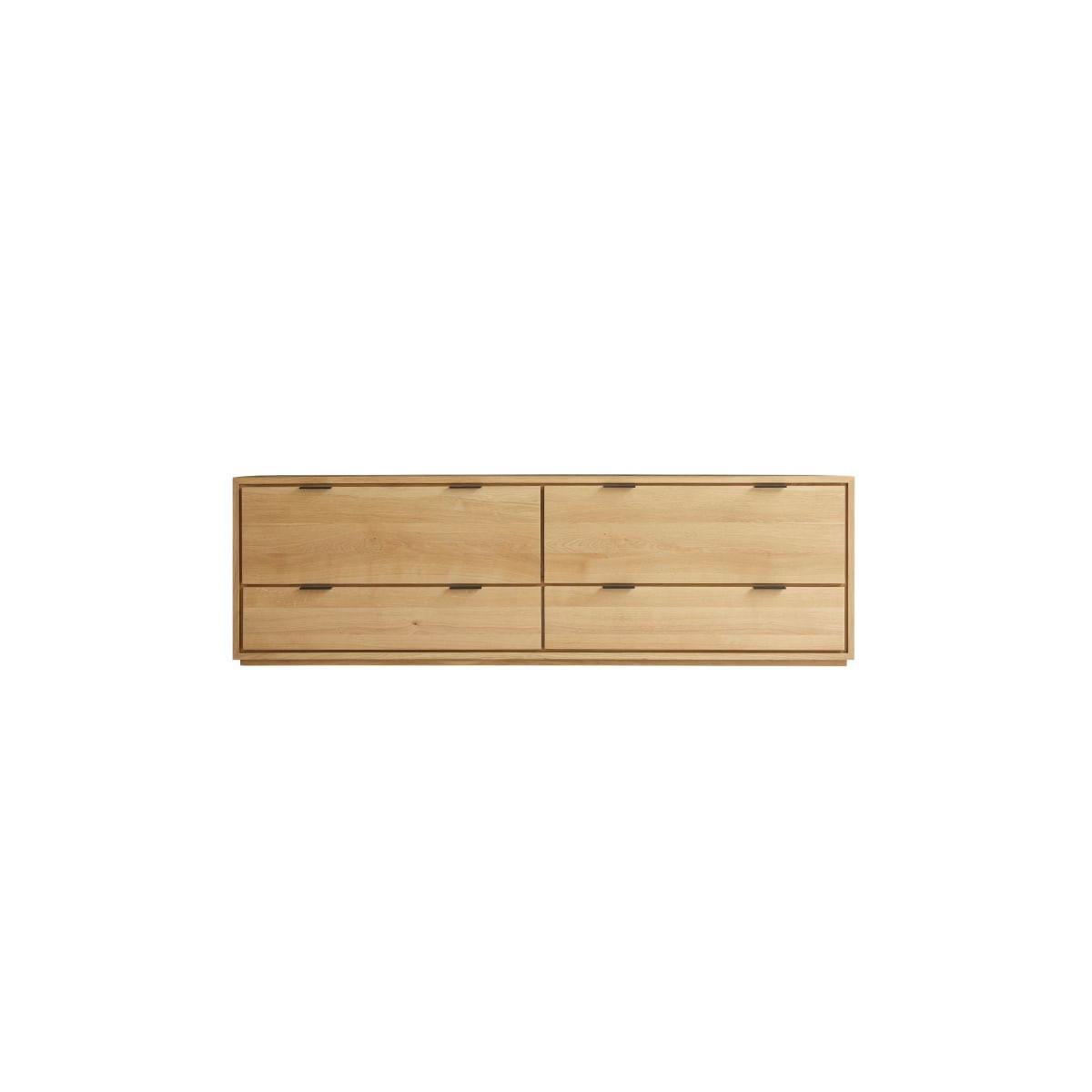 Tikamoon TV Schrank aus massivem Eichenholz 180 cm Senson