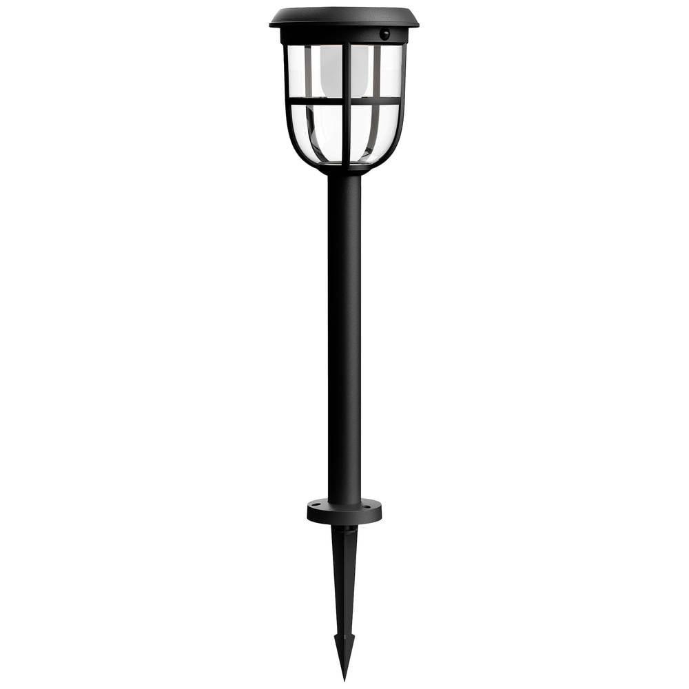 Philips Lighting Philips Outdoor Ultra-Efficient Solar Radii Sockelleuchte Spiess 1.3W, Linkable Sensor, 3000 Kelvin