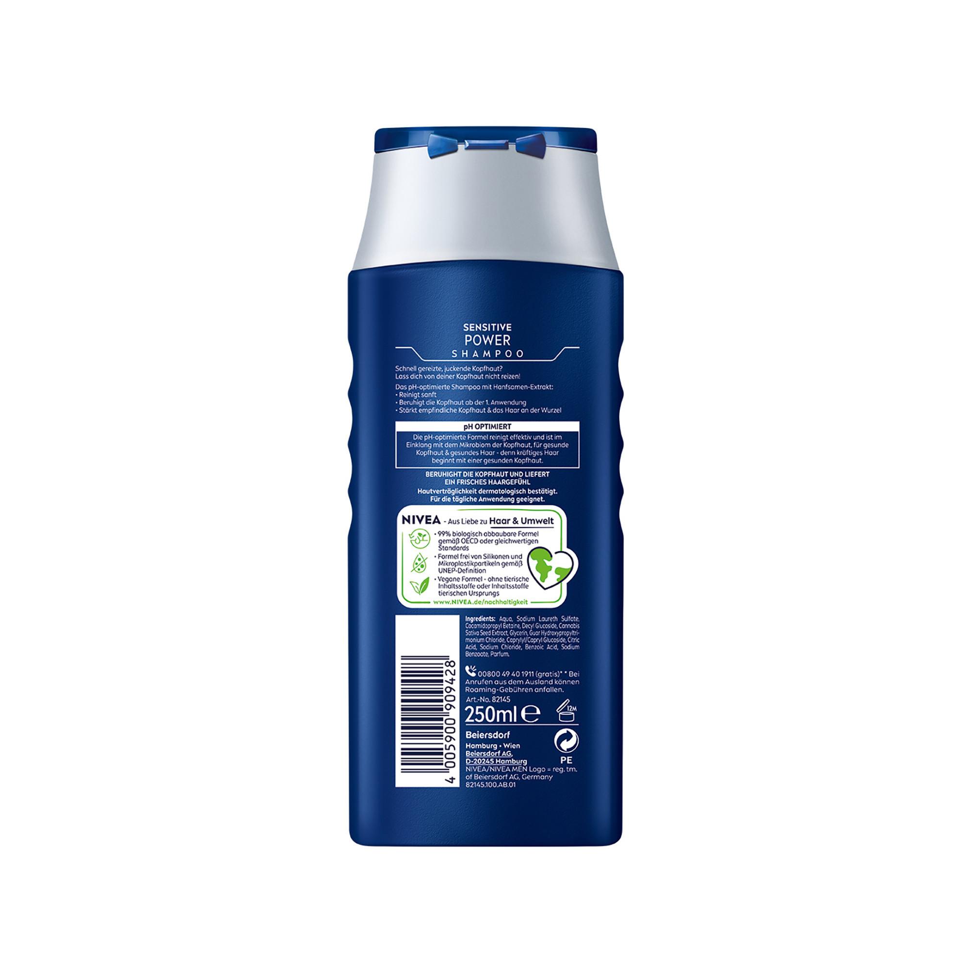 NIVEA Hair Care Sensitive Power Shampoo