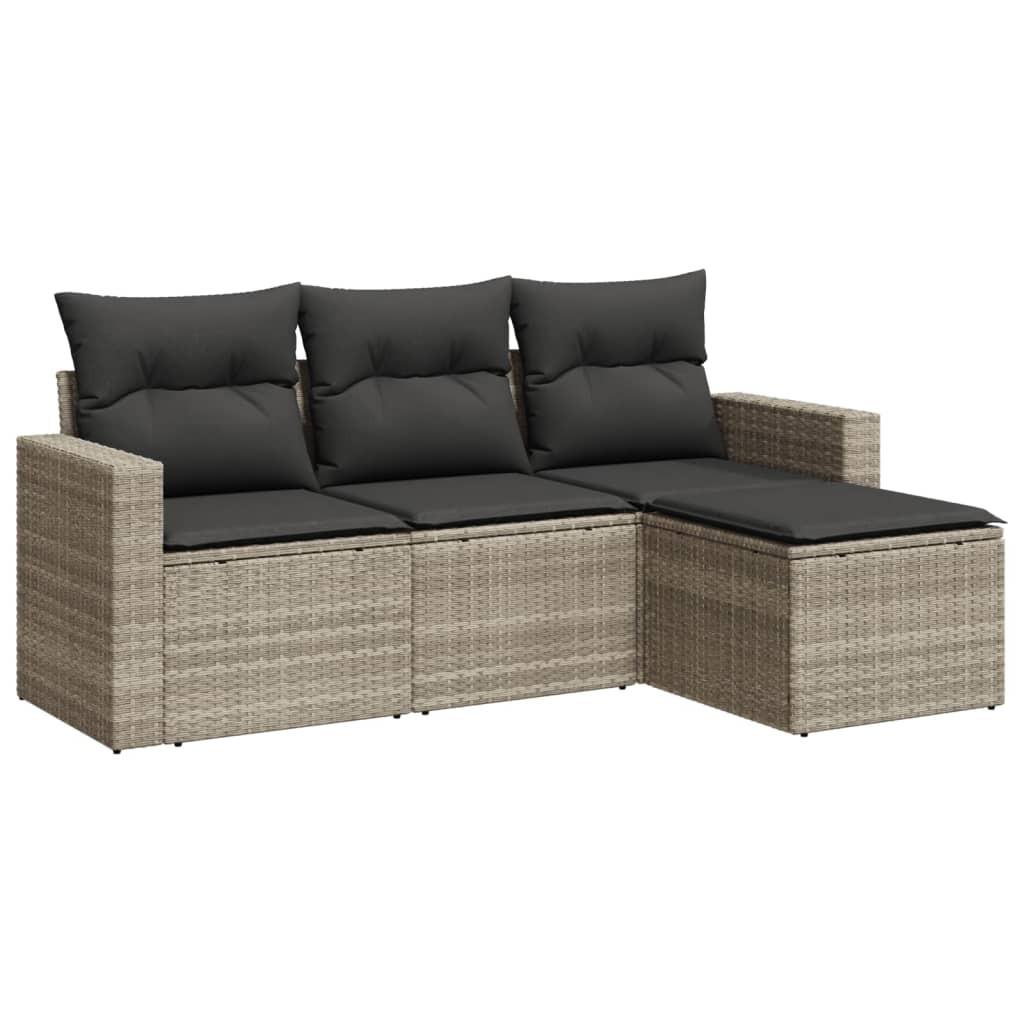 VidaXL Garten sofagarnitur poly-rattan