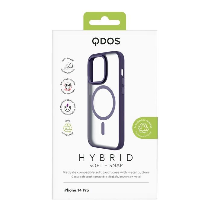 Qdos Hülle Hybrid Soft, MagSafe iPhone 14 Pro
