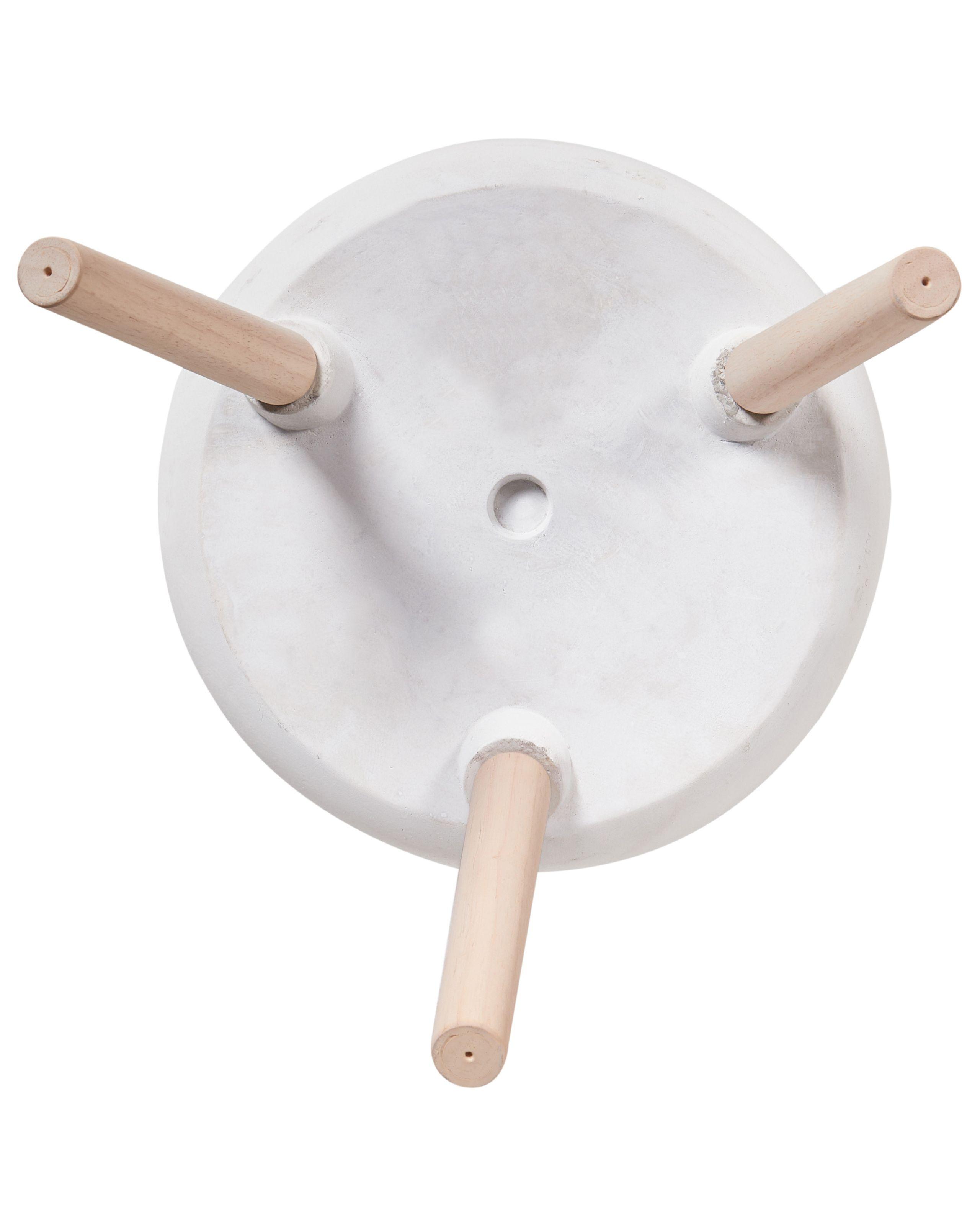 Beliani Blumentopf mit Beinen aus Lehm-Faser-Mischung Klassisch MACLURA