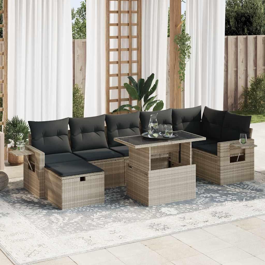 VidaXL Garten sofagarnitur poly-rattan