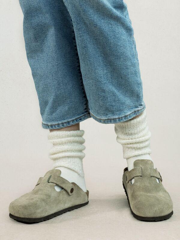 BLEU FORET Socken Kaschmir Pailletten