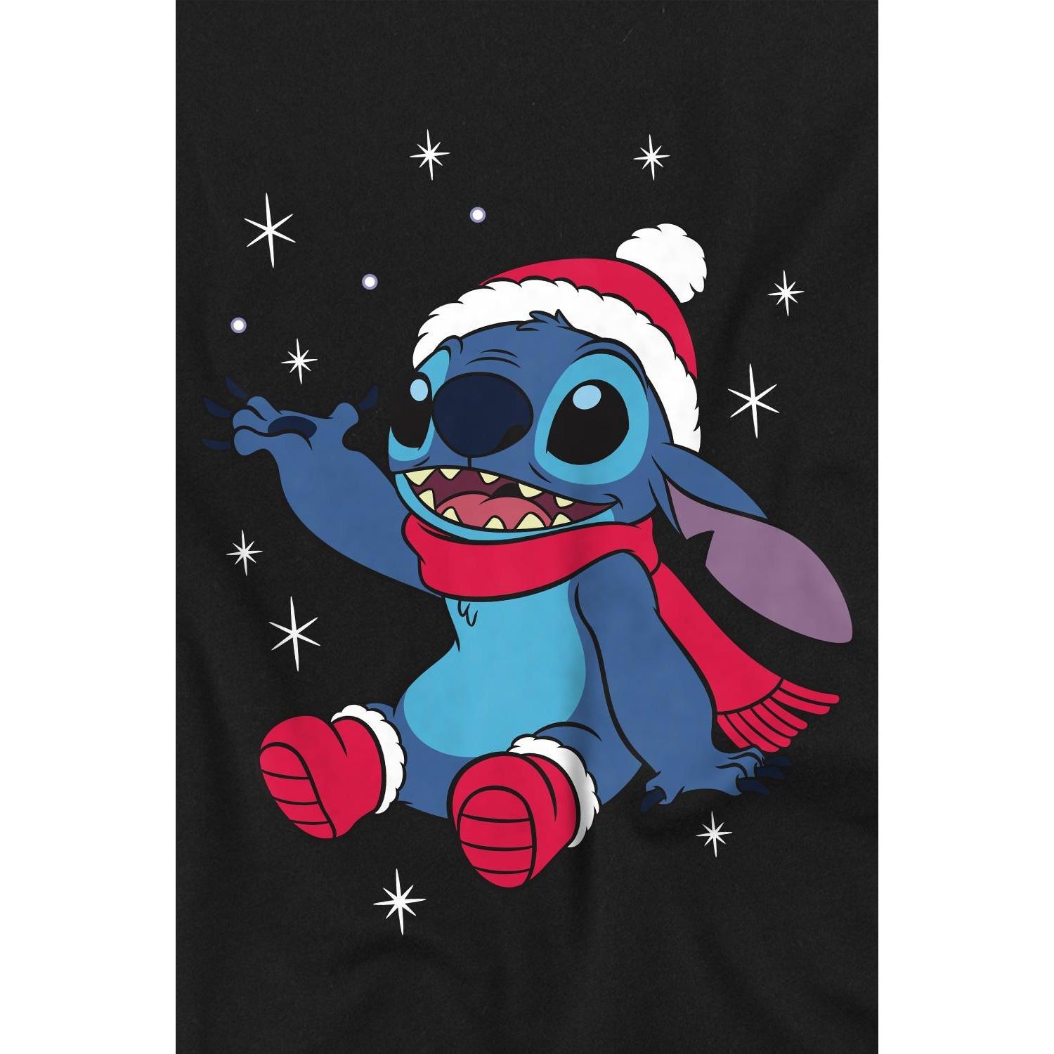 Lilo & Stitch Weihnachtliches Design T-Shirt