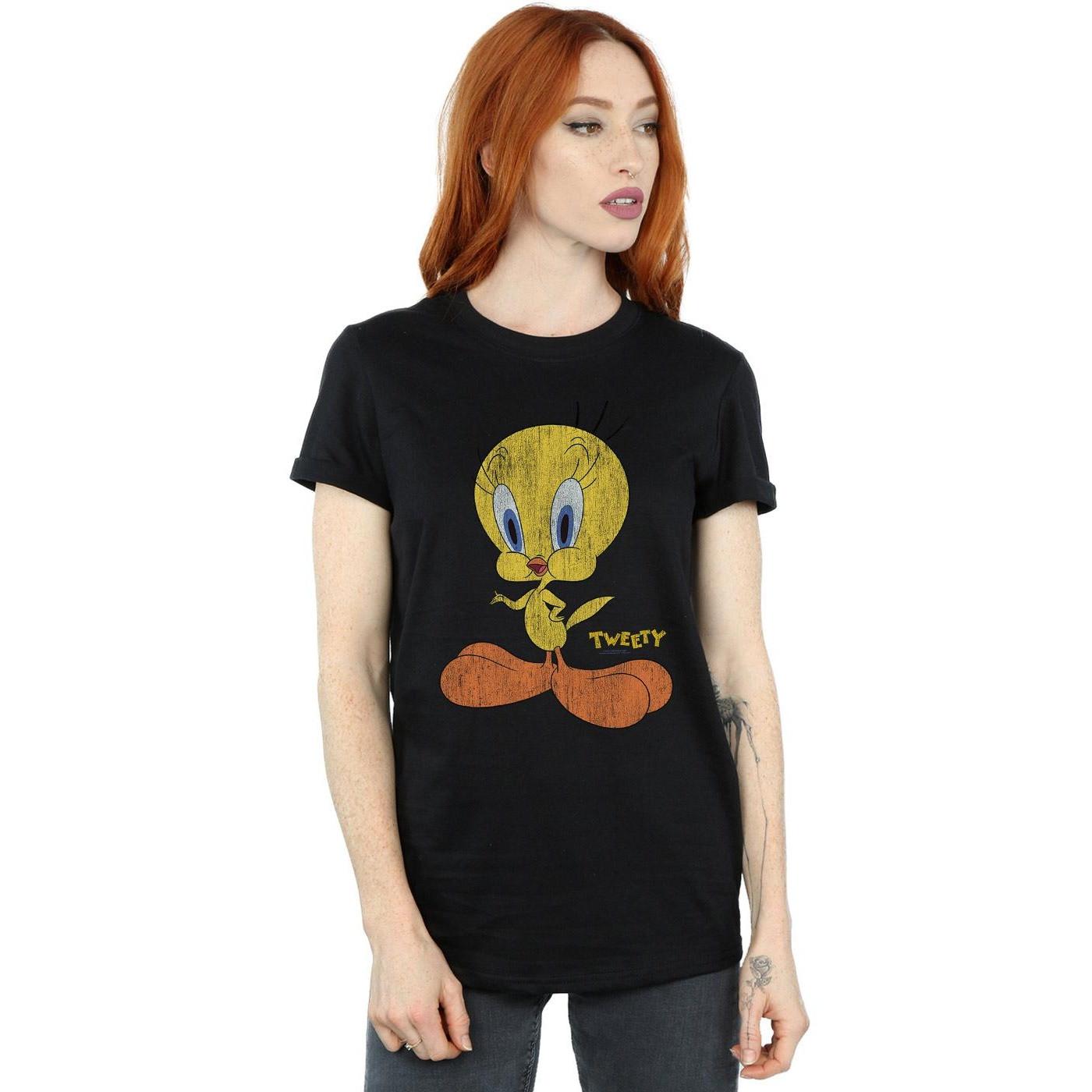 LOONEY TUNES Tweety Pie Distressed T-Shirt