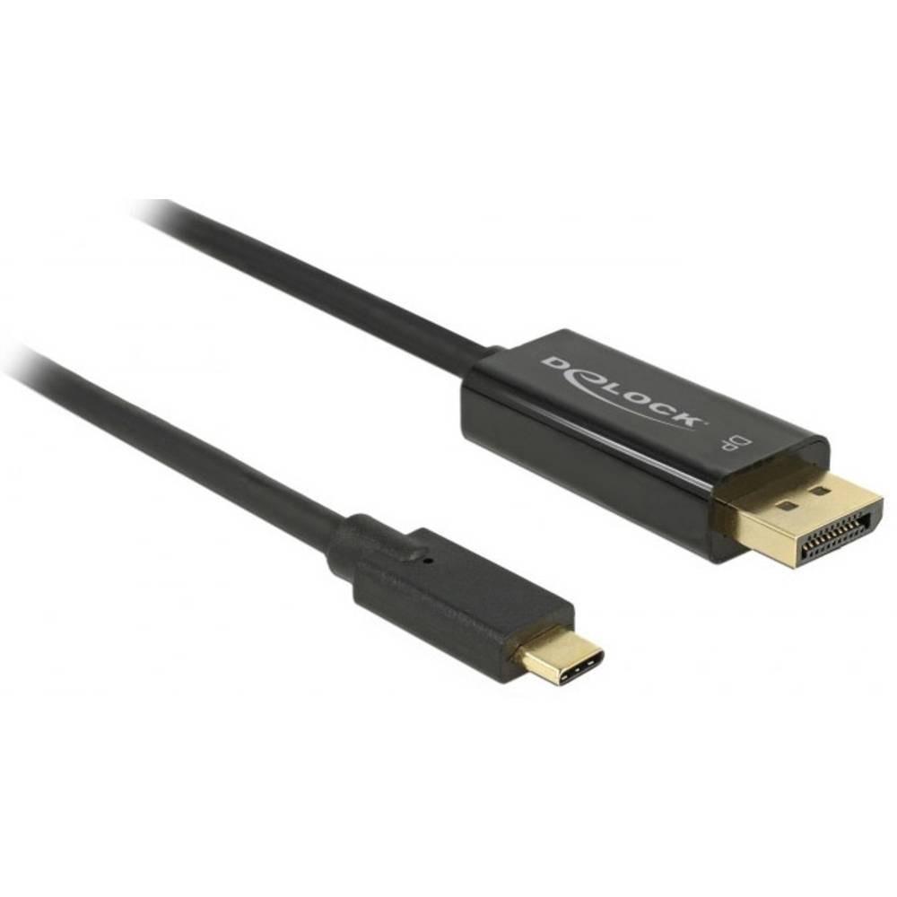 DeLock Kabel USB Type-C Stecker - DisplayPort Stecker (DP Alt Mode) 4K 60 Hz 2 m