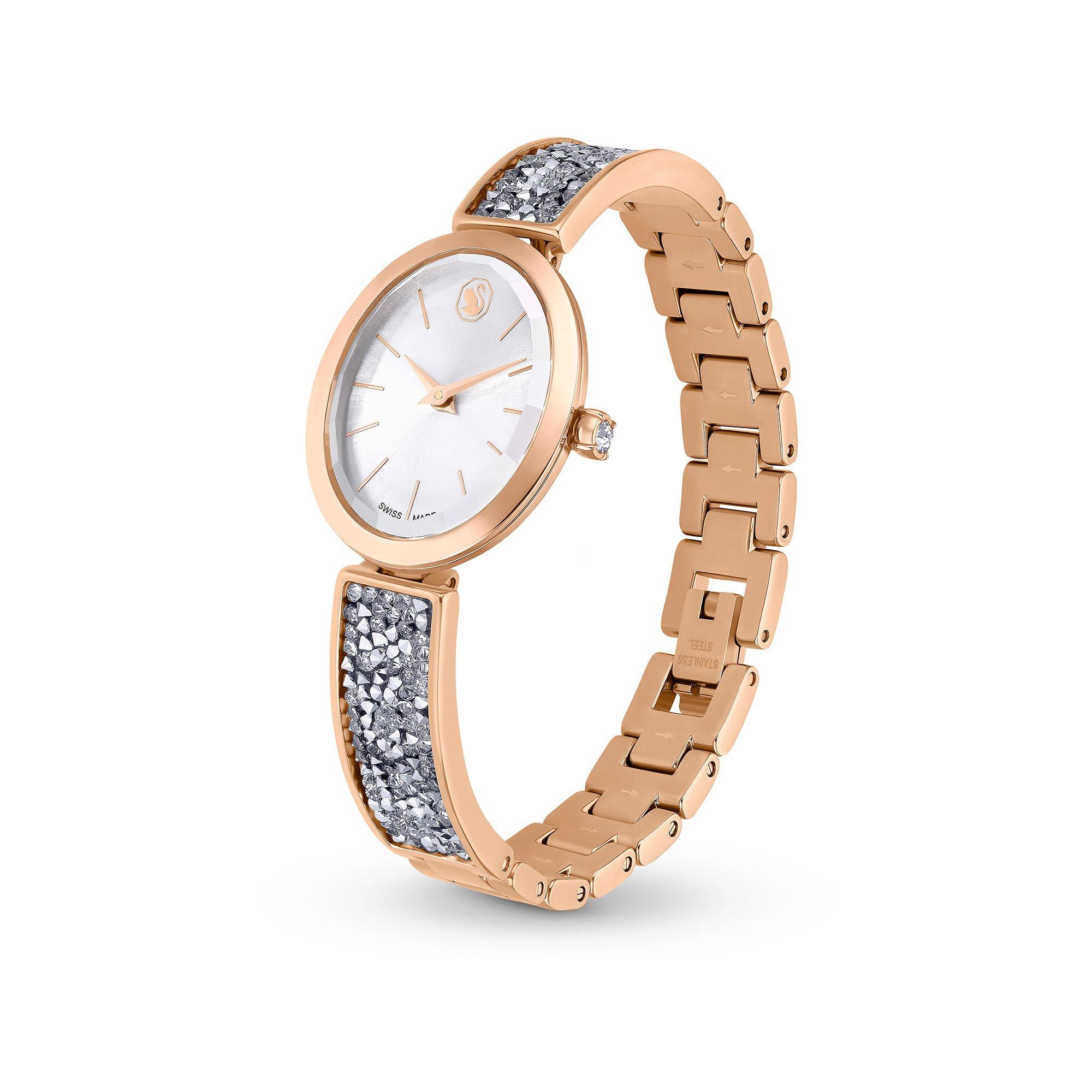 SWAROVSKI Crystal Rock Oval Analoguhr