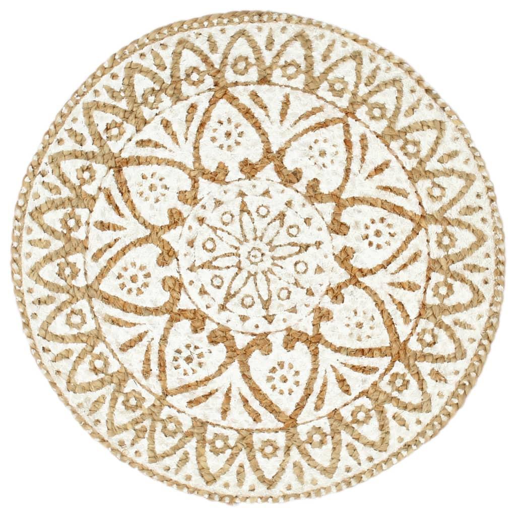 VidaXL Tischsets 6 stk. rund jute jute