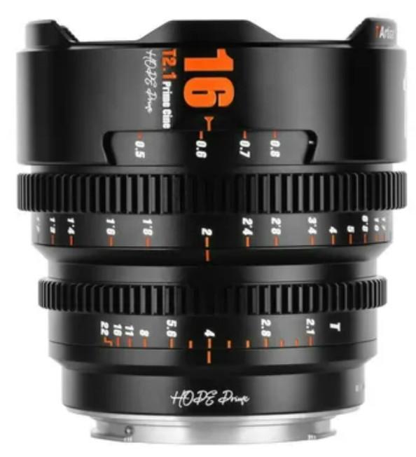 7ARTISANS 7Artisans 16mm T2.1 Prime Cine (Sony E) Schwarz