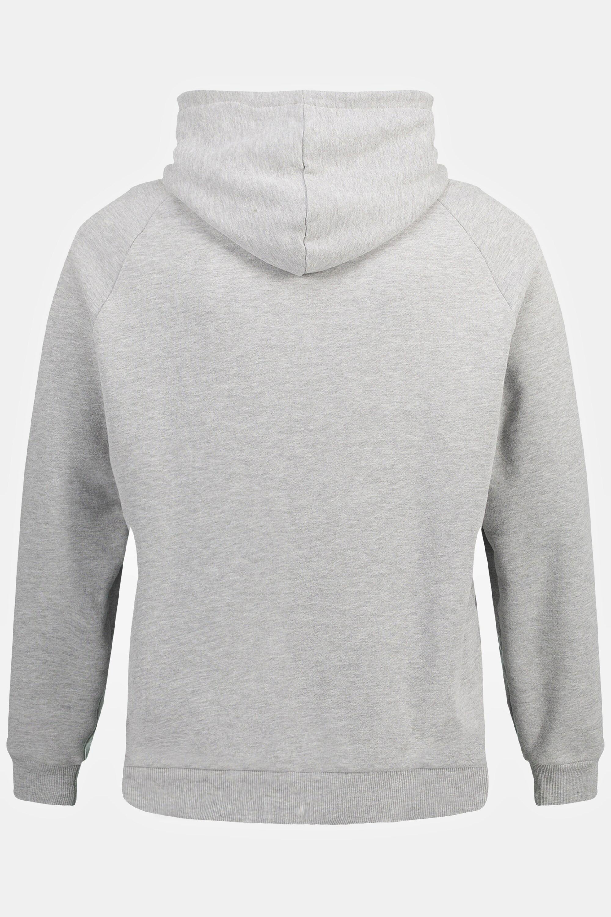 Sthuge Hoodie, OEKO-TEX, Melange-Sweat, Brustprint