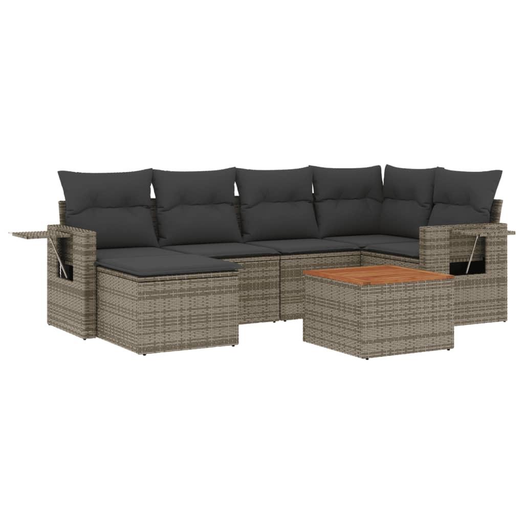 VidaXL Garten sofagarnitur poly-rattan