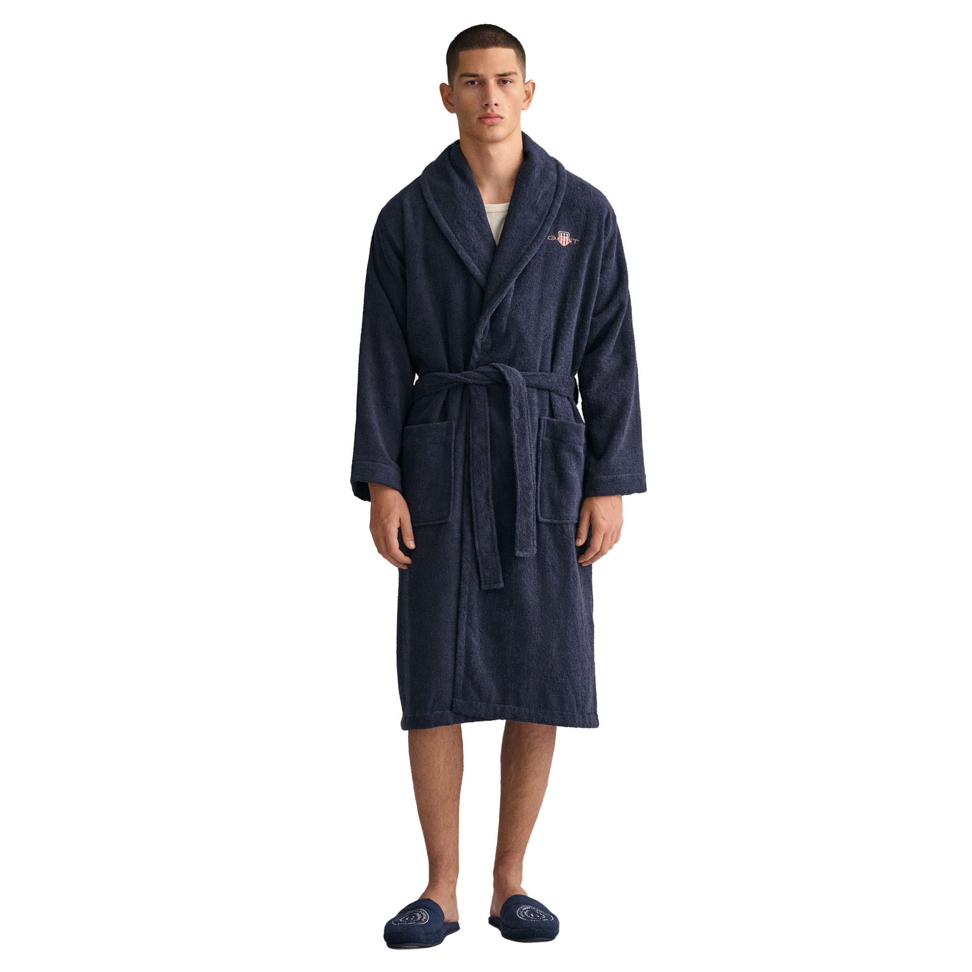 GANT Bademantel Bequem sitzend-ARCHIVE SHIELD TERRY ROBE