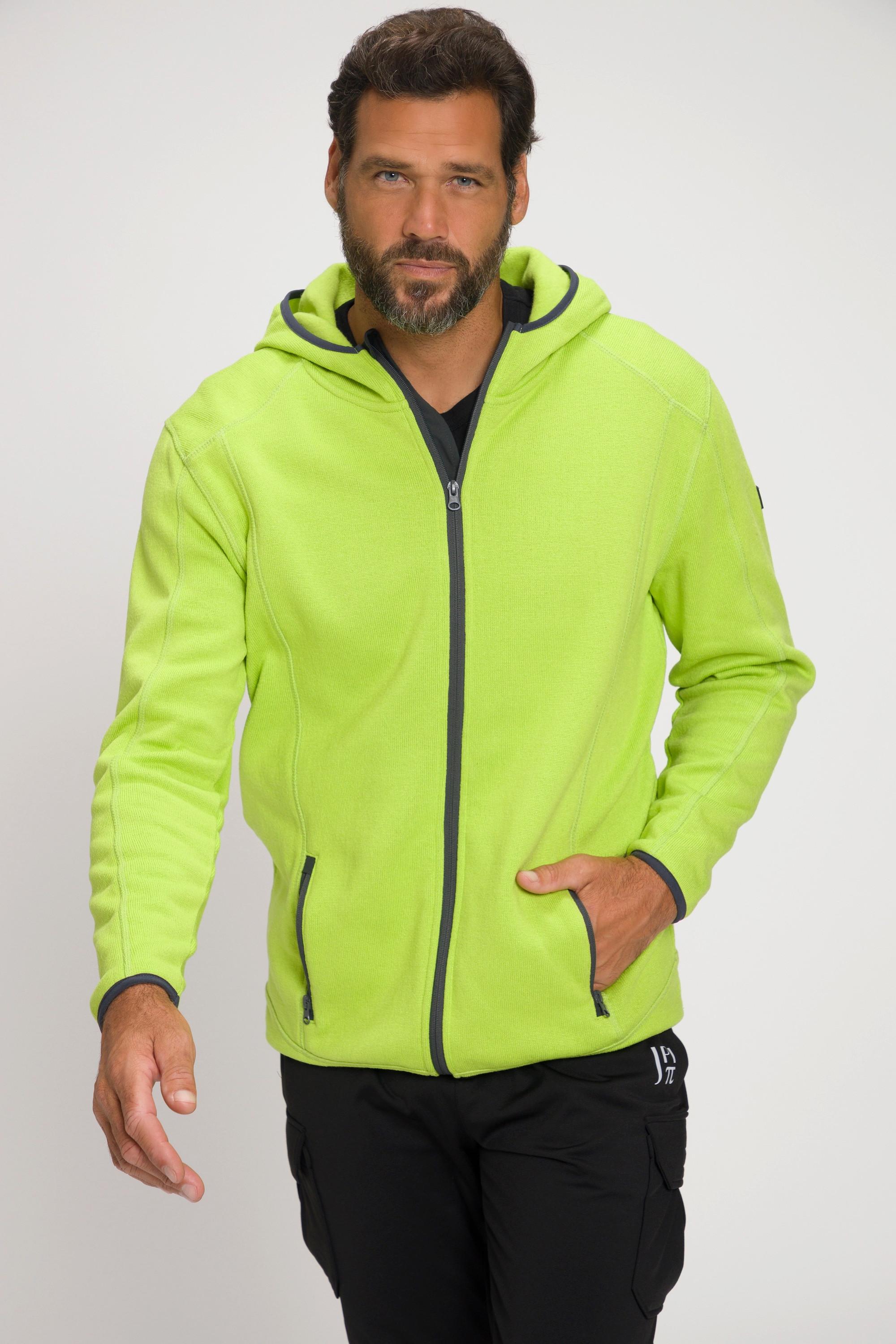 JP1880 Strickfleece-Jacke, Skiwear, Kapuze, Zipper