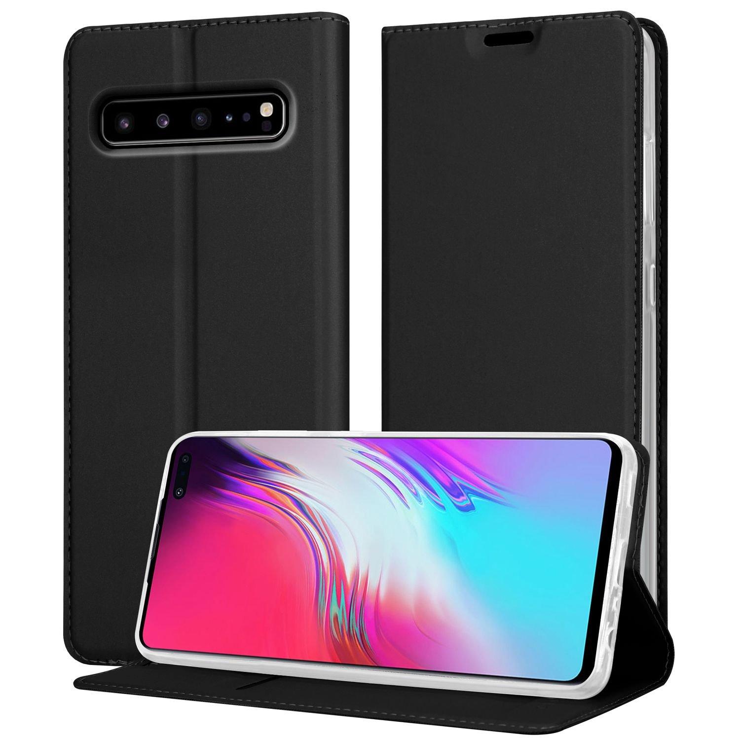 Cadorabo Hülle für Samsung Galaxy S10 5G Magnetverschluss, Kartenfach