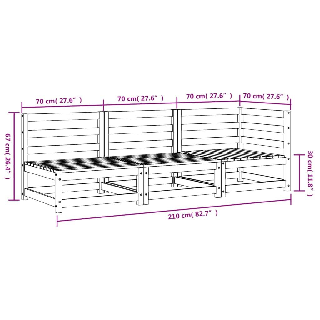 VidaXL Gartensofa