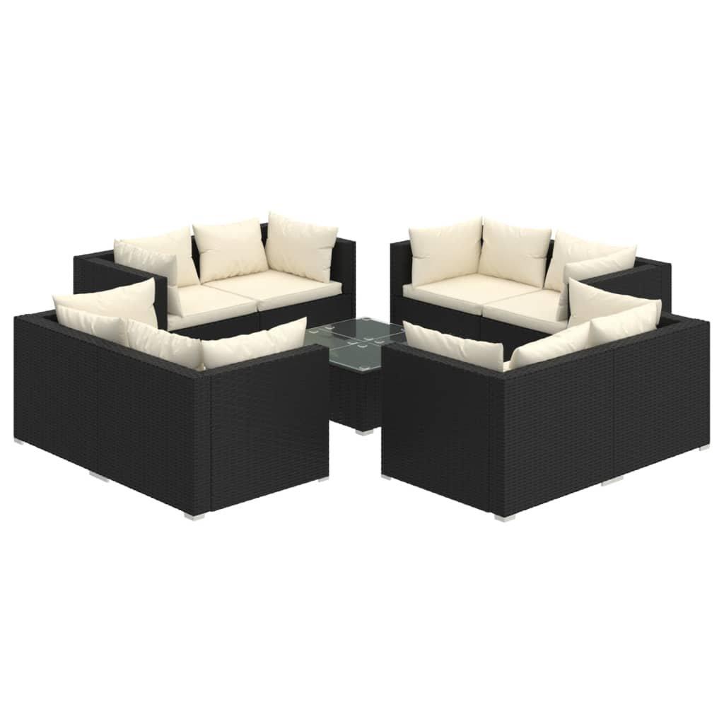 VidaXL Garten-lounge-set poly-rattan
