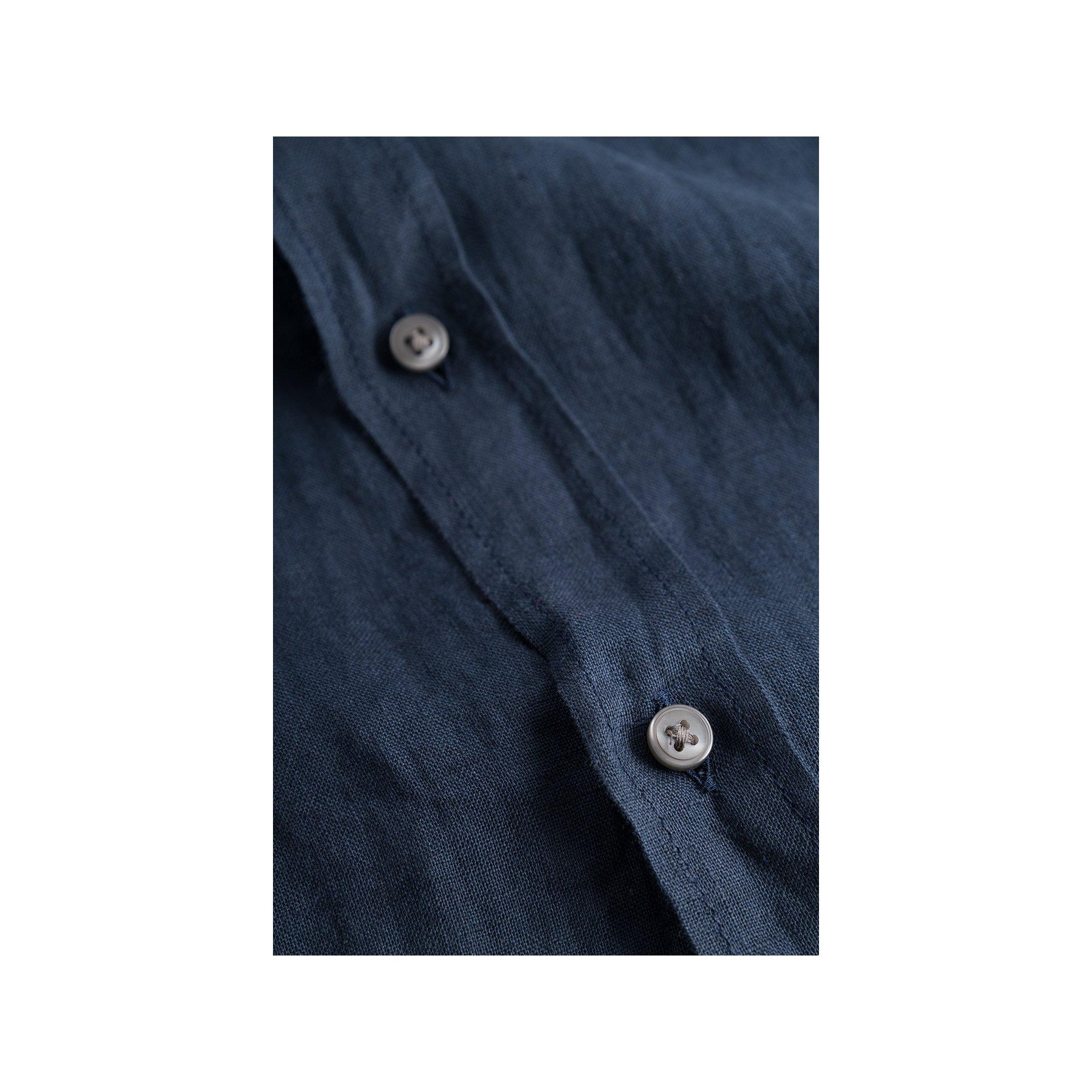 strellson Core Leinen Langarm Hemd