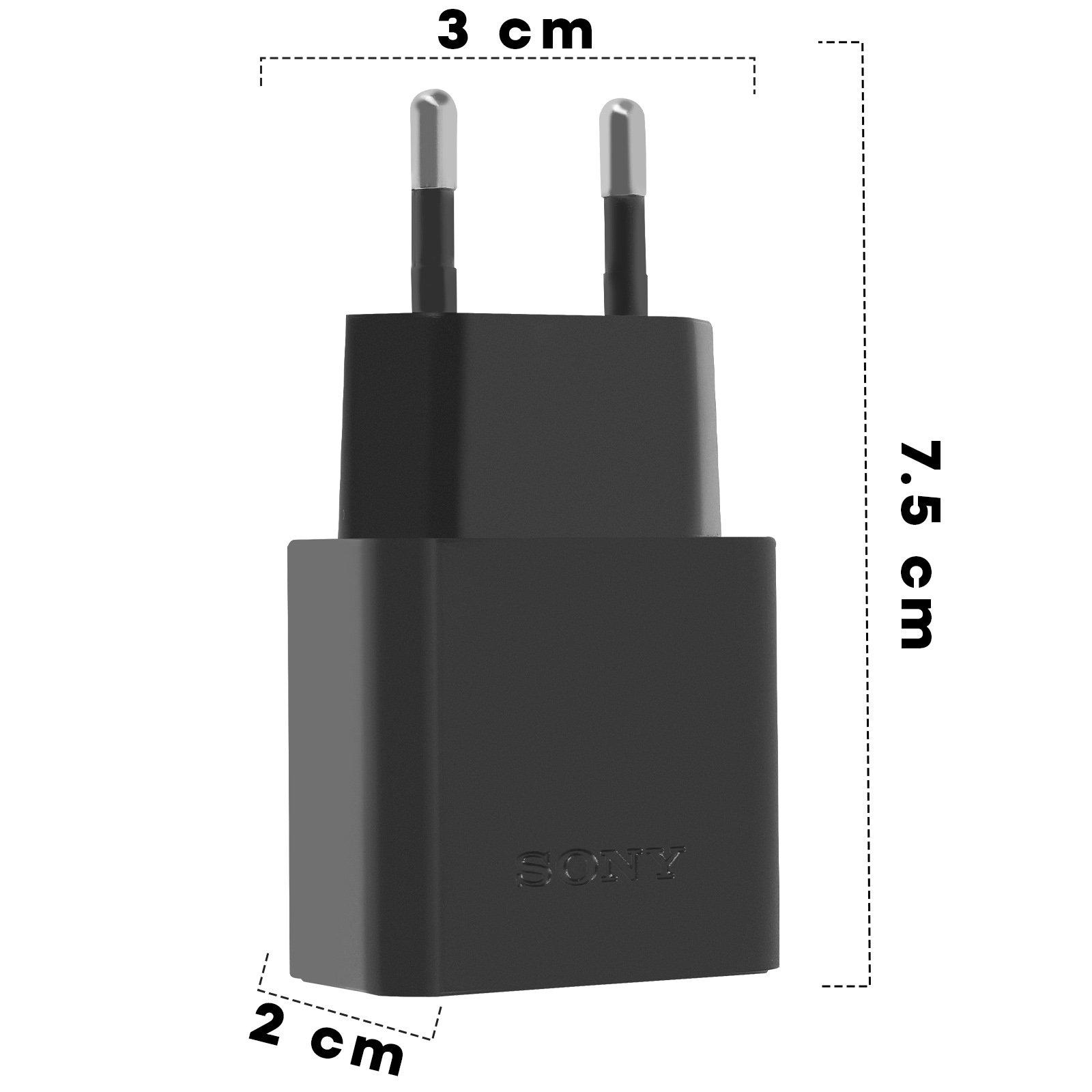 SONY Sony USB-Netzteil 15W, Schwarz