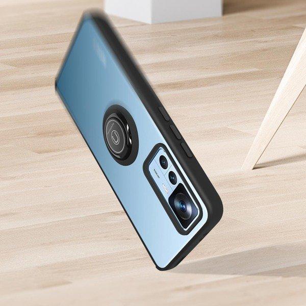 Avizar Ring-Hülle Xiaomi 12T / 12T Pro Schwarz