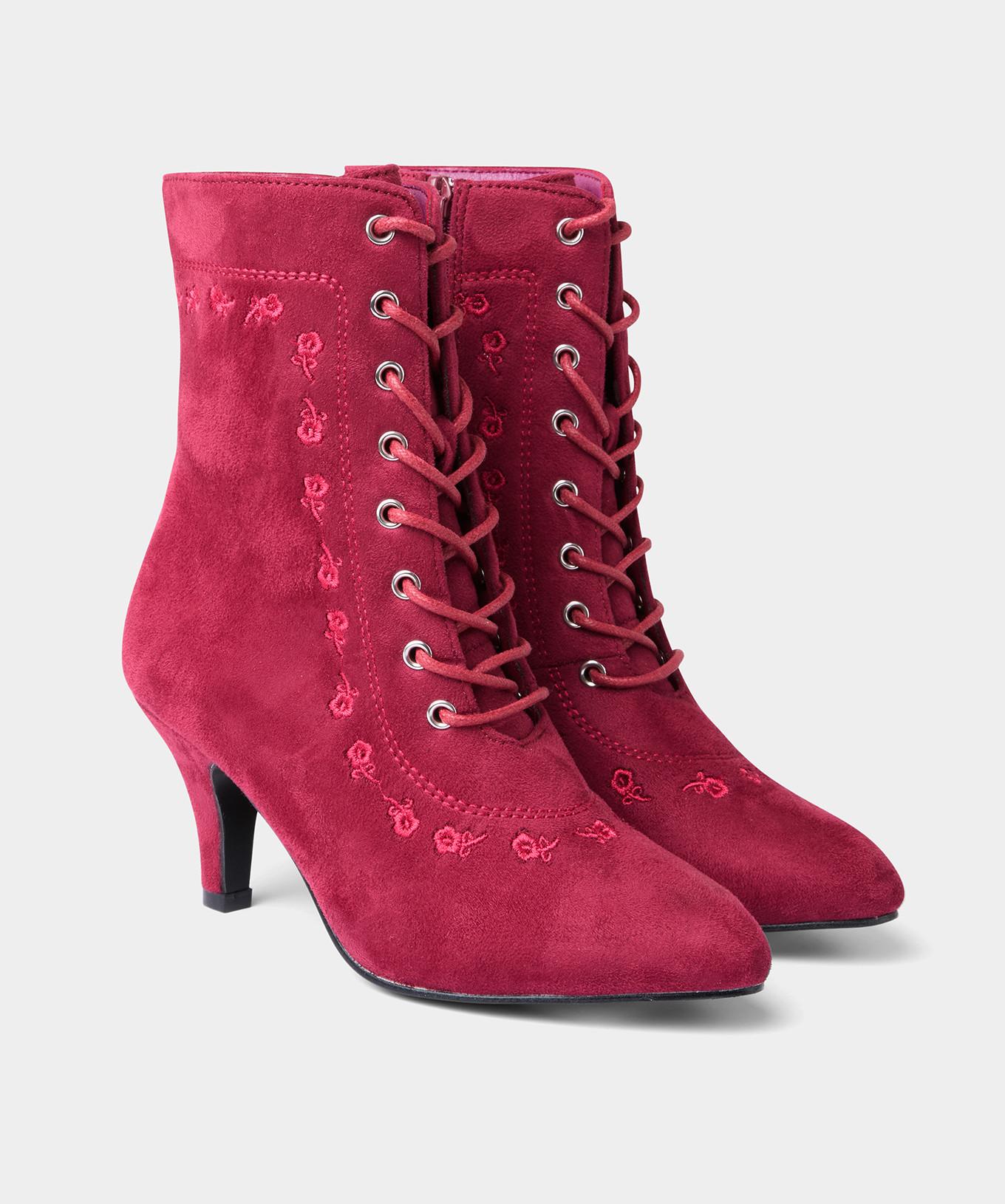 Joe Browns Geblümte bestickte Stiefeletten