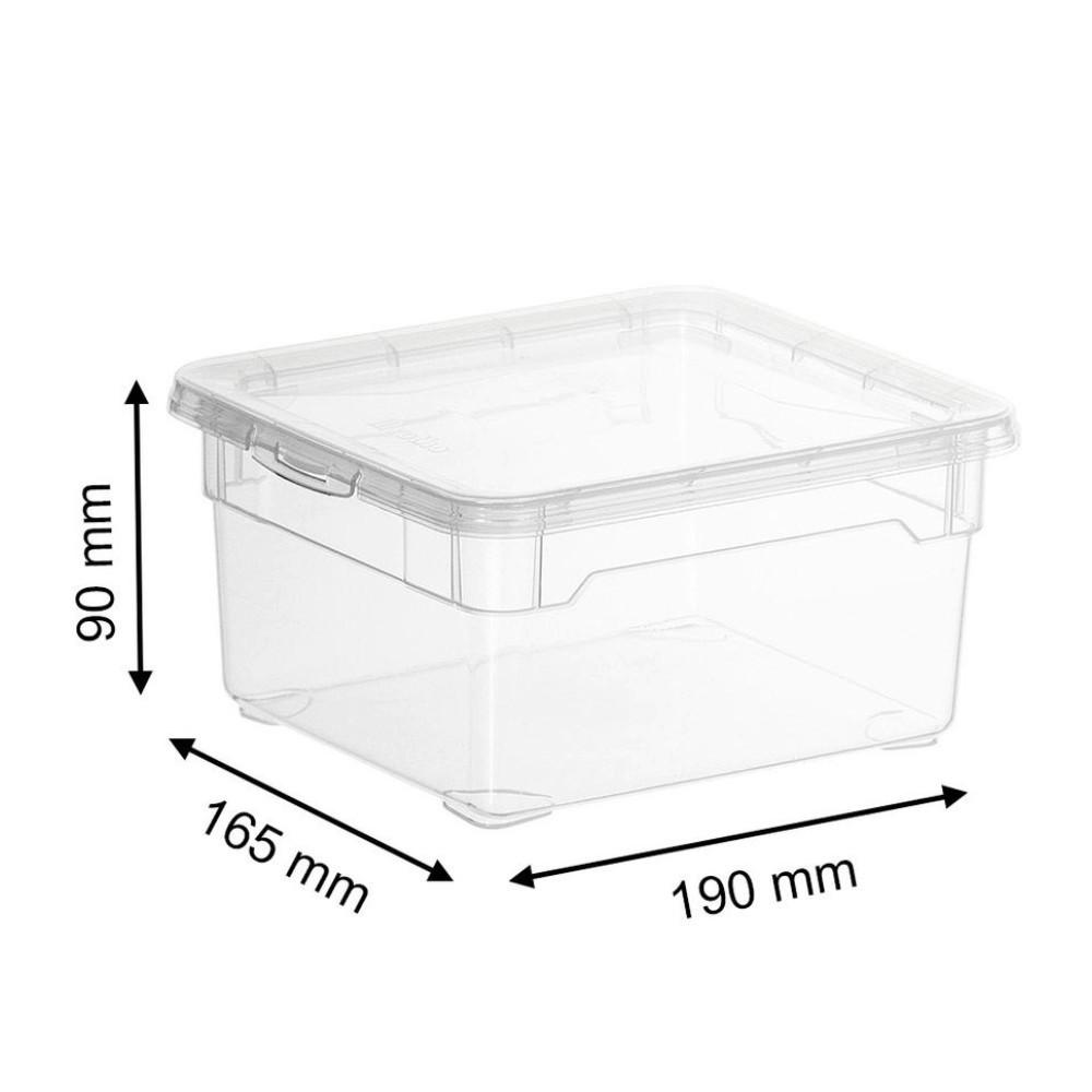 rotho Aufbewahrungsbox CLEAR 2L