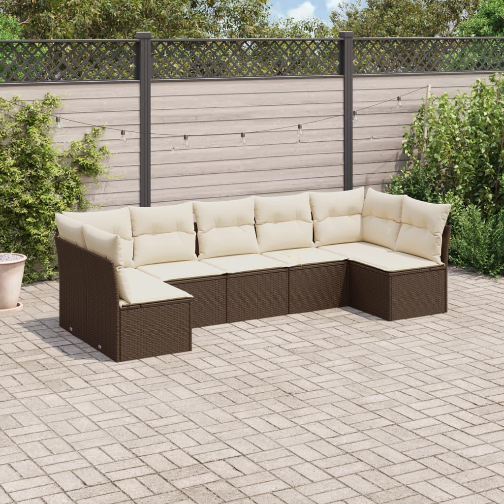VidaXL Garten sofagarnitur poly-rattan