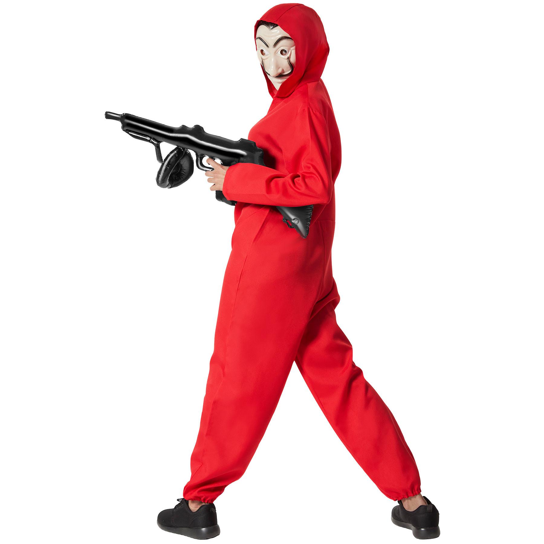 Tectake Unisexkostüm maskierte Bankräuber