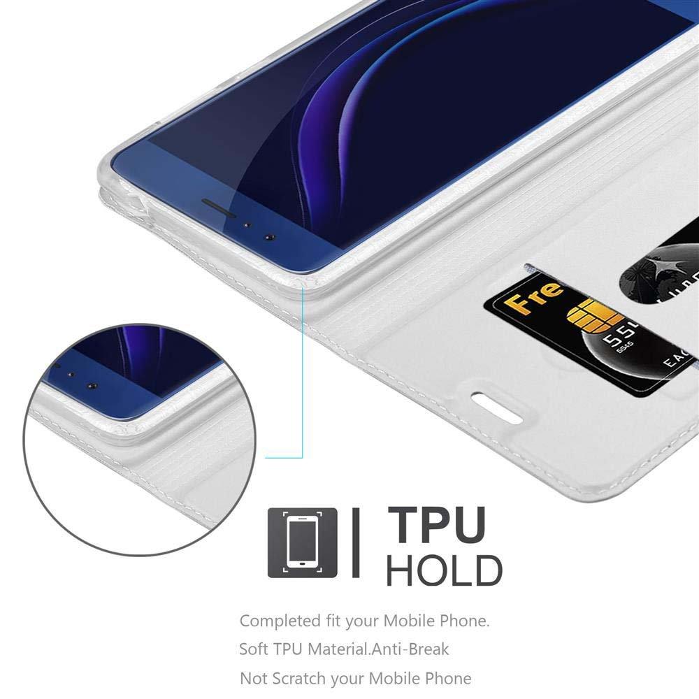 Cadorabo Hülle für Honor 8 / 8 PREMIUM Magnetverschluss, Kartenfach