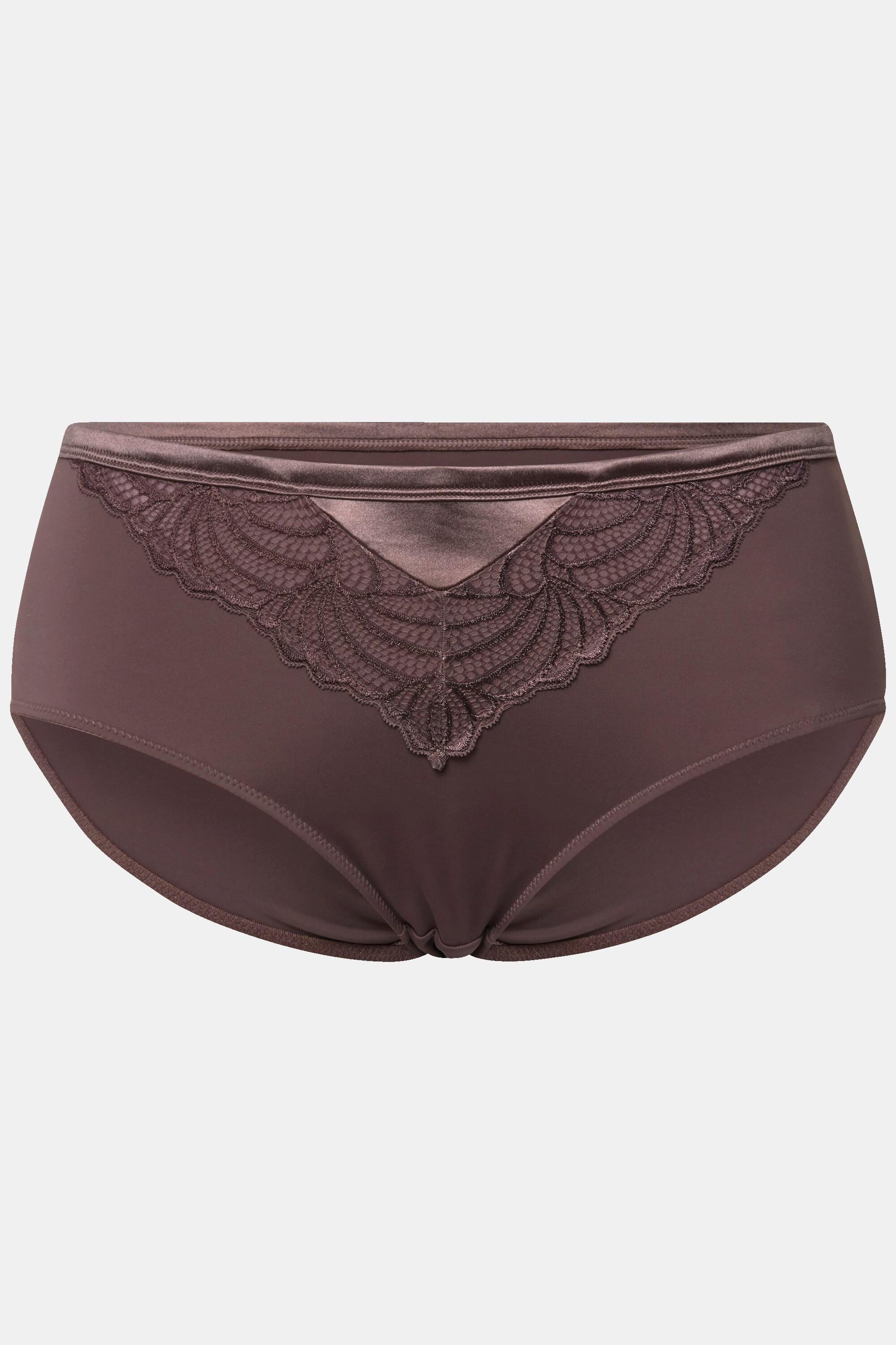 Ulla Popken Midislip, Spitze, Mikrofaser