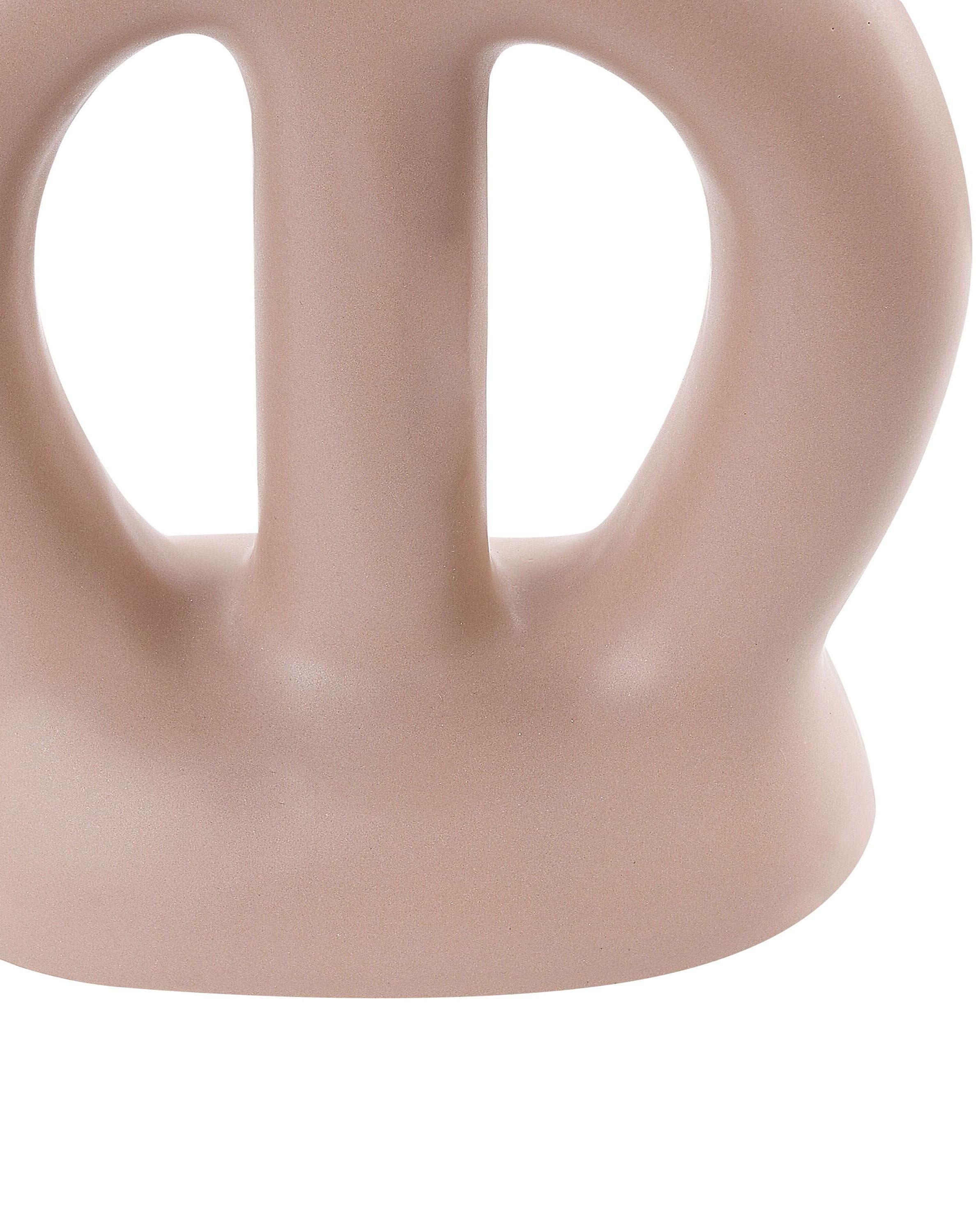 Beliani Blumenvase aus Porzellan Modern KOZANI