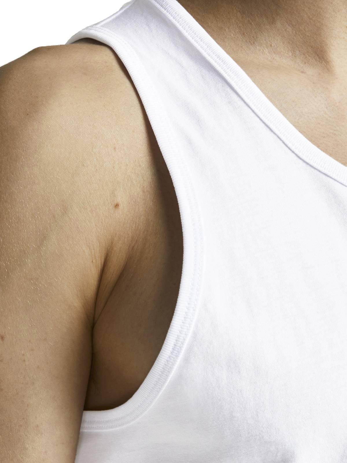 JACK & JONES Unterhemd 2er Pack Bequem sitzend-JACBASIC TANKTOP 2PK