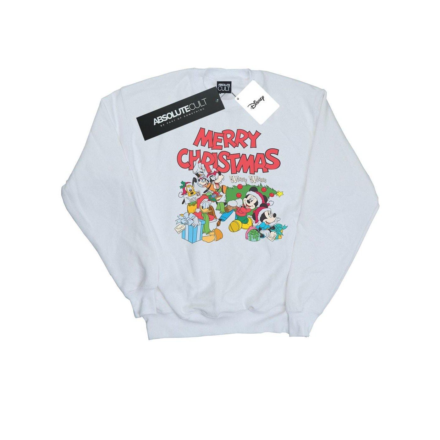 Disney Mickey Mouse And FriendsWinter Wishes Sweatshirt