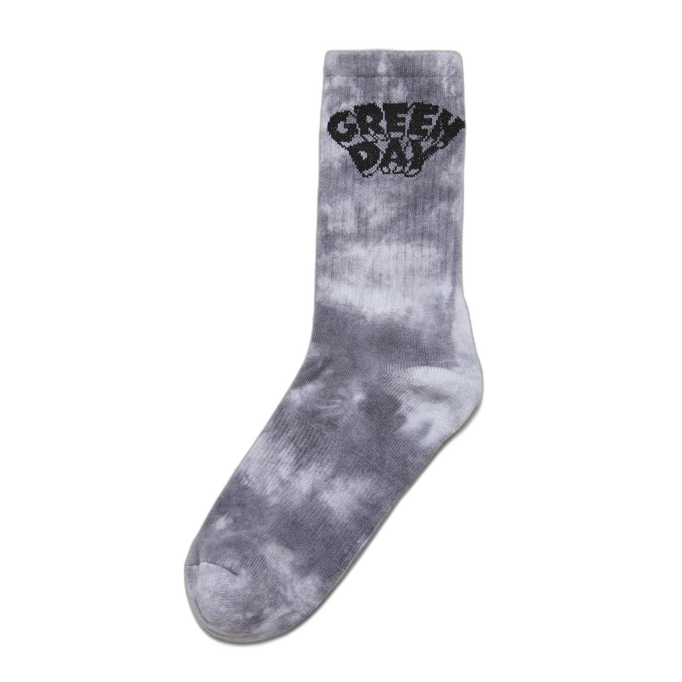 URBAN CLASSICS paar socken green day tie die (x2)