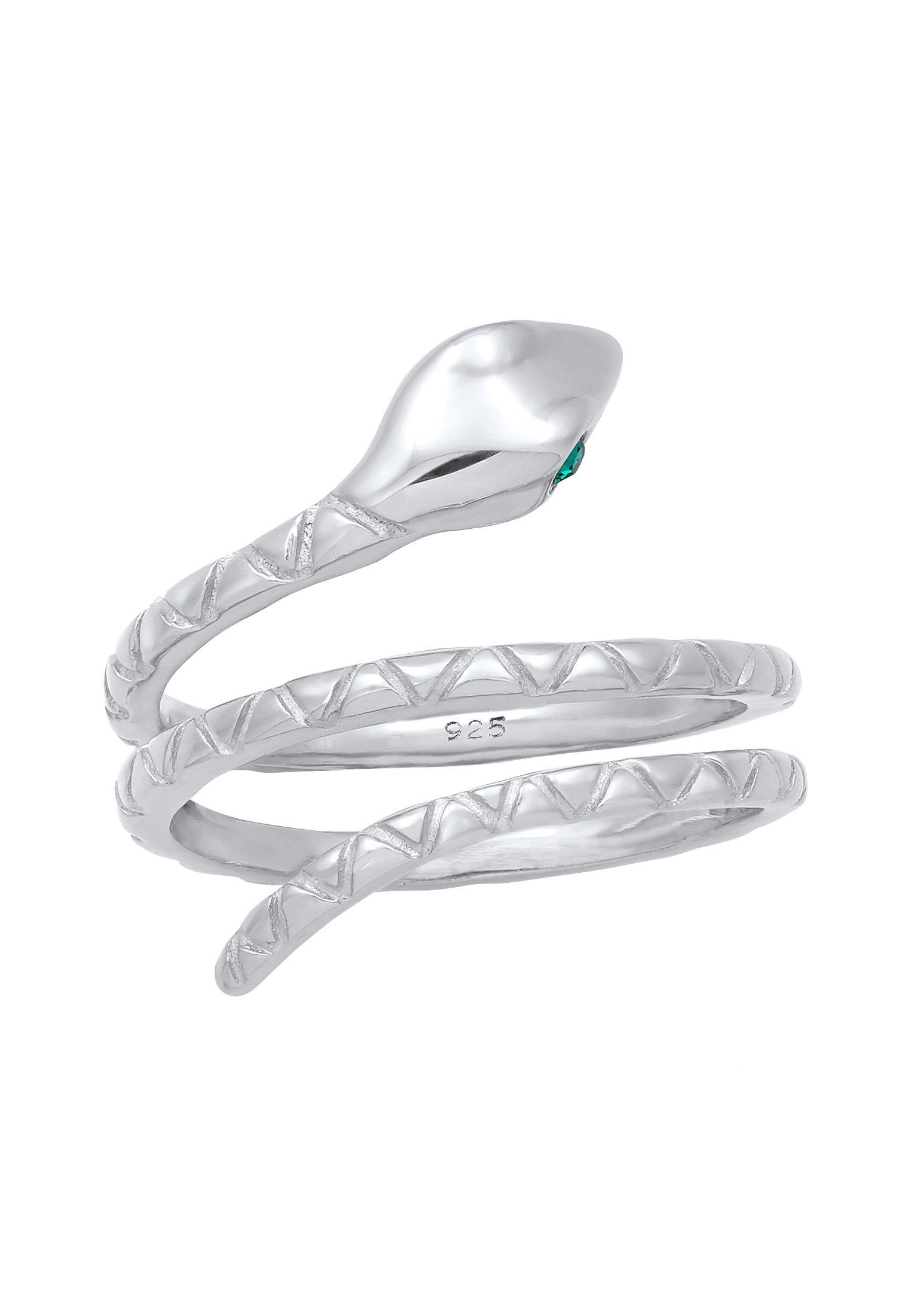 Elli Ring Schlangen Design Kristall