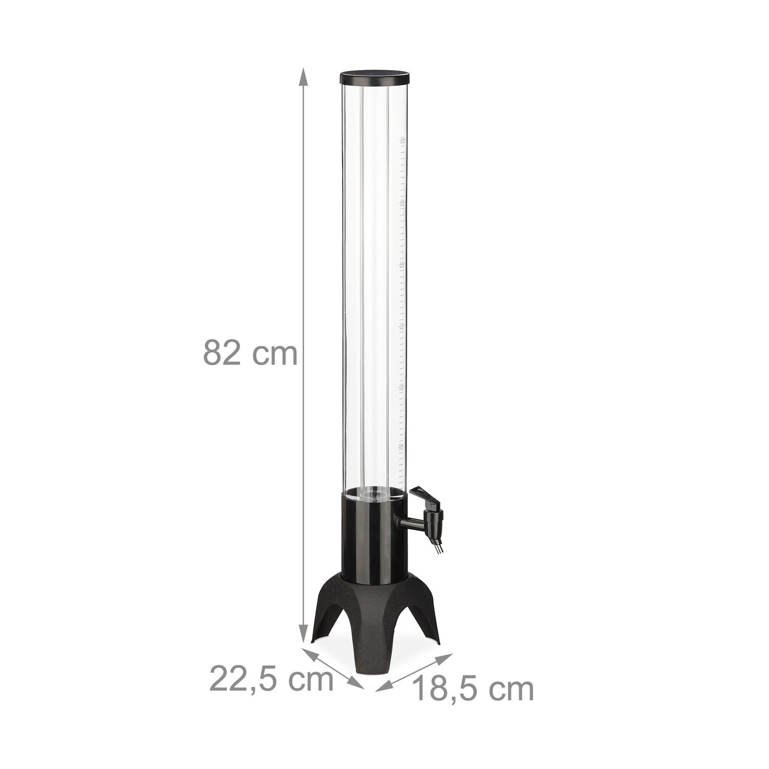B2X 2,5 Liter Biersäule mit Zapfhahn