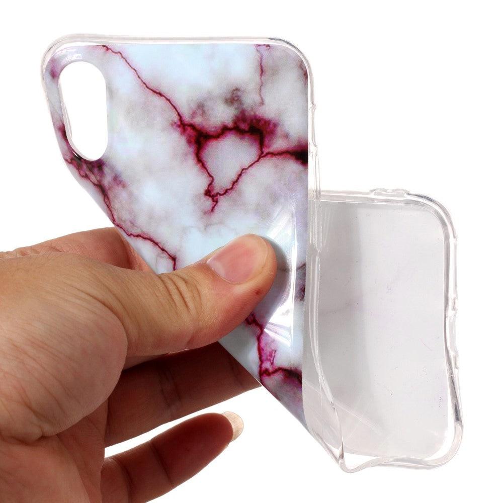 Cover-Discount iPhone Xs / X - Softes Silikon Gummi Case Marble