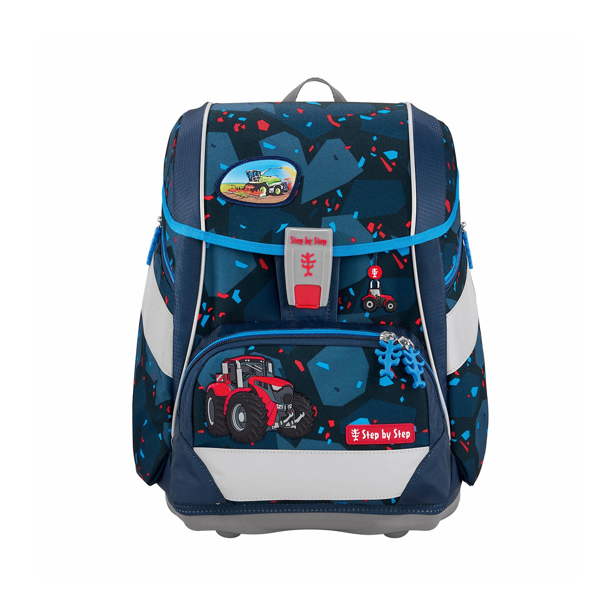 Step by Step Schulrucksack-Set, 6-teilig Tractor Freddy