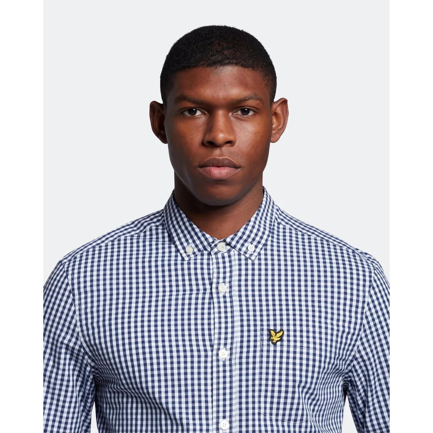LYLE & SCOTT Slim Gingham Slim Fit Hemd