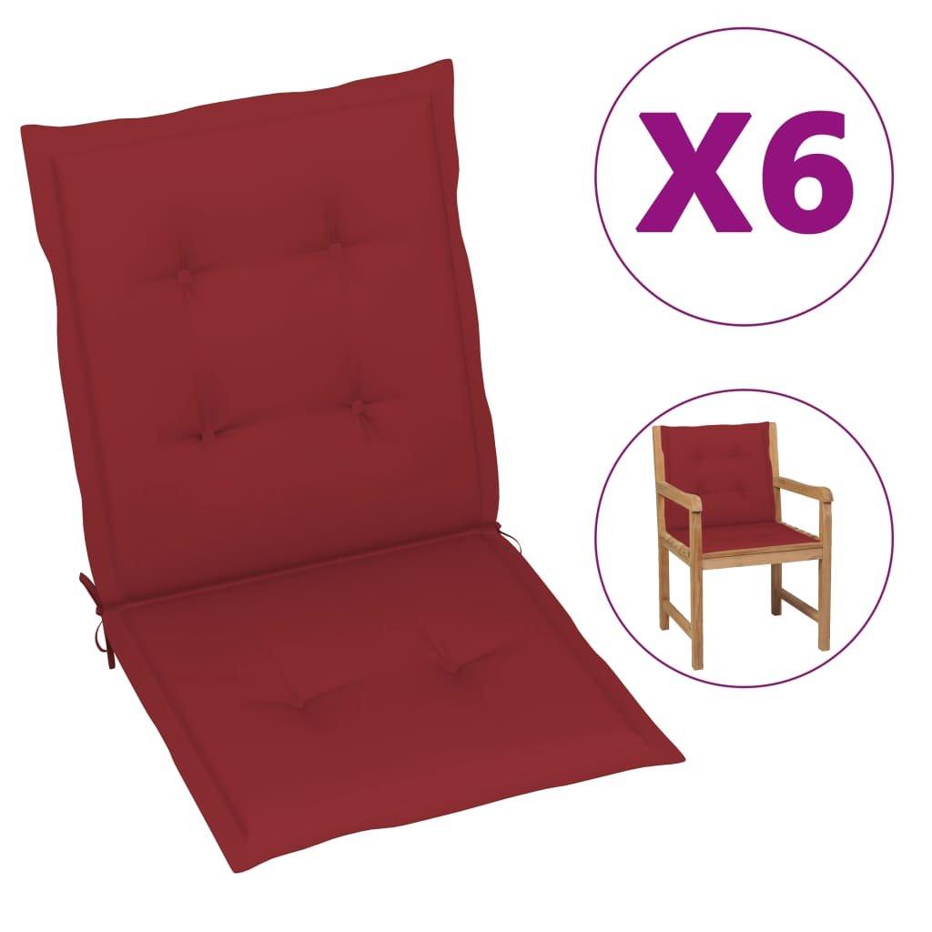 VidaXL Gartenstuhlauflagen 6 Stk. 100x50x3 cm