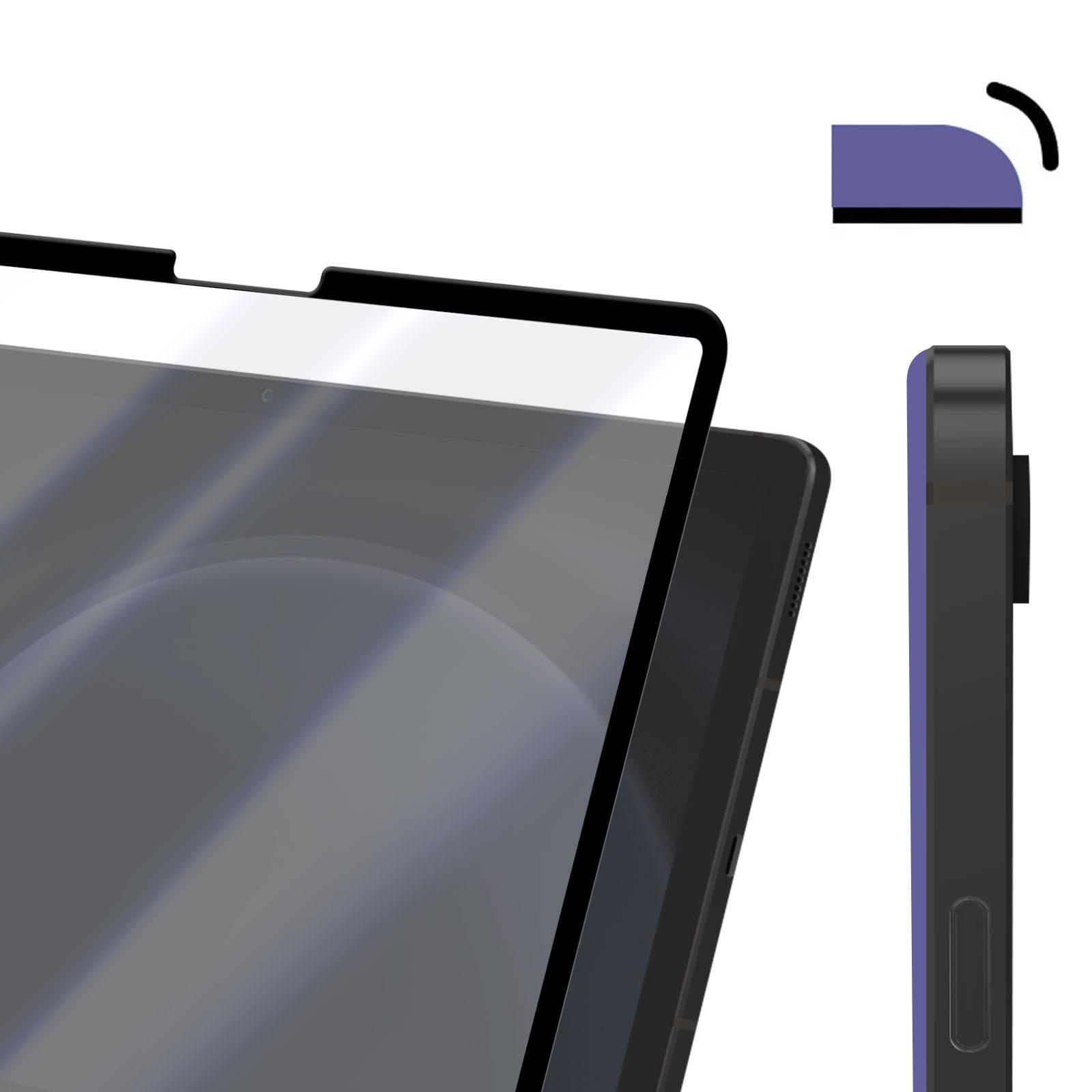 DuxDucis Paperlike Folie Galaxy Tab S9 FE Schwarz